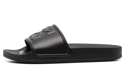 OFF-WHITE Slide Slippers Women's Black