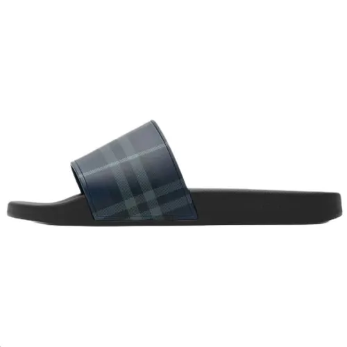 Burberry Slide Slippers Men's Storm Blue