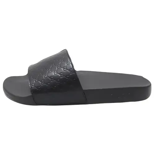GUCCI MicroGUCCIssima Slide Black