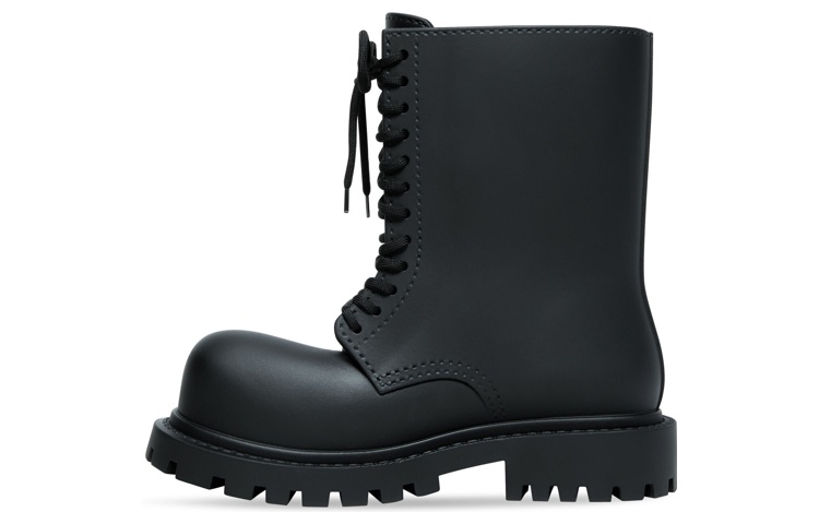Balenciaga Paris Family Steroid Fashion Black Boots Men's Black