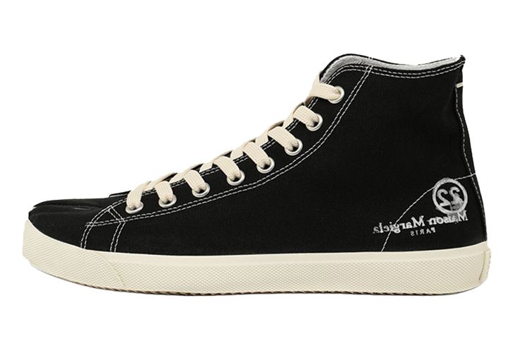 Мужские кроссовки Maison Margiela Tabi (черные)