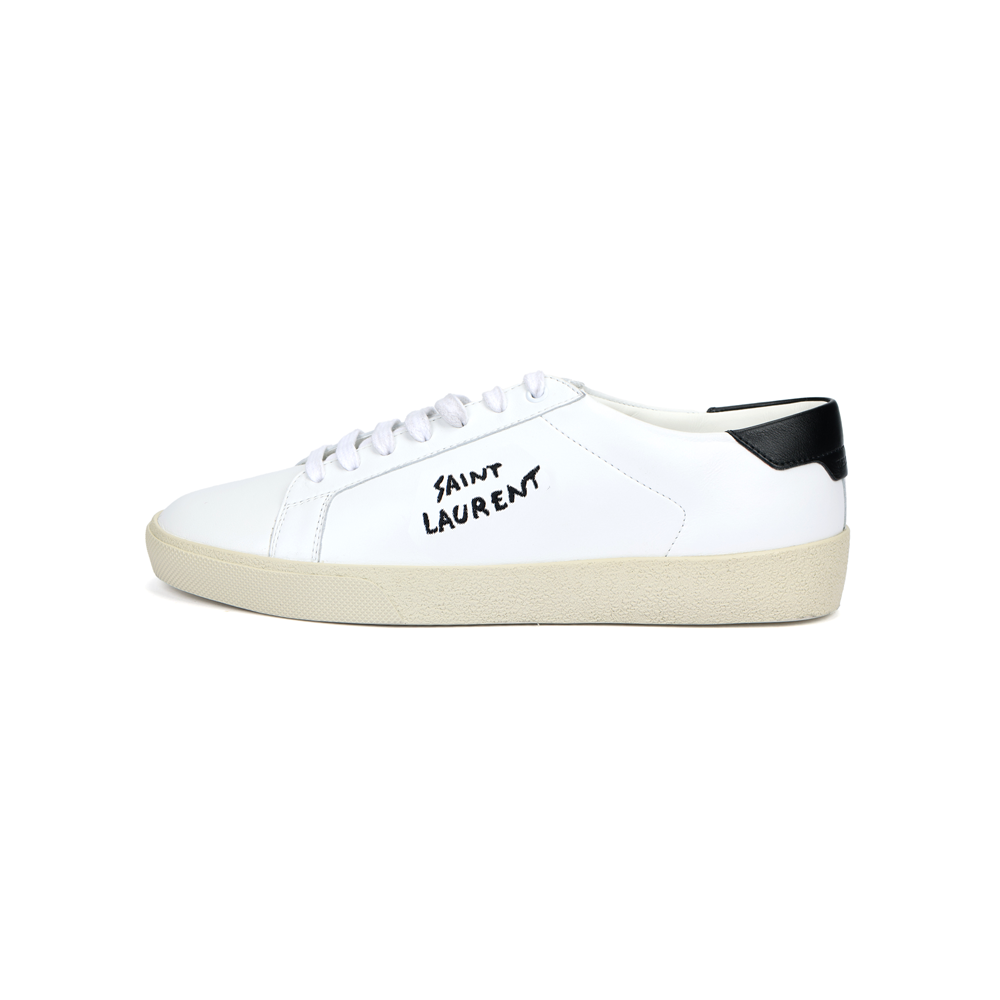 Мужские кеды SAINT LAURENT SL/06 Court (белые)