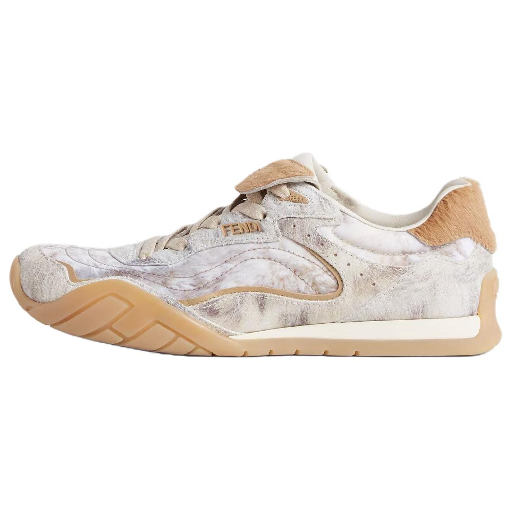 Женские кроссовки Fendi Wave Pulse (белые)