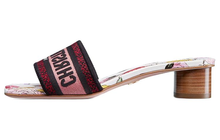 DIOR Dway Slide Slippers Women's White Pink