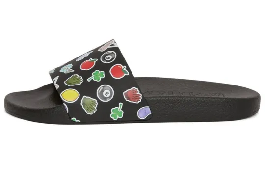 JW Anderson Rubber Sole Quiet Slide Slippers Men's Black