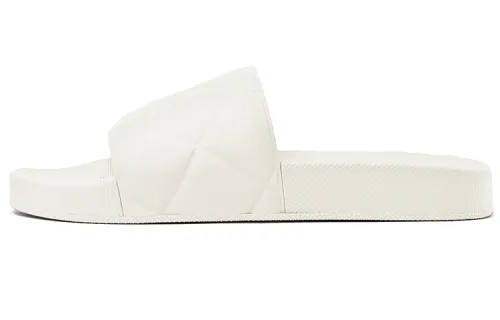 Bottega Veneta Slider Slide Slippers Women's White
