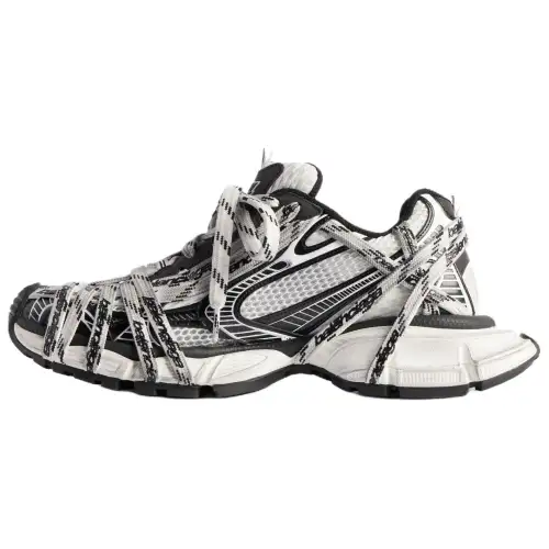 Balenciaga lace-up logo sneakers Women's