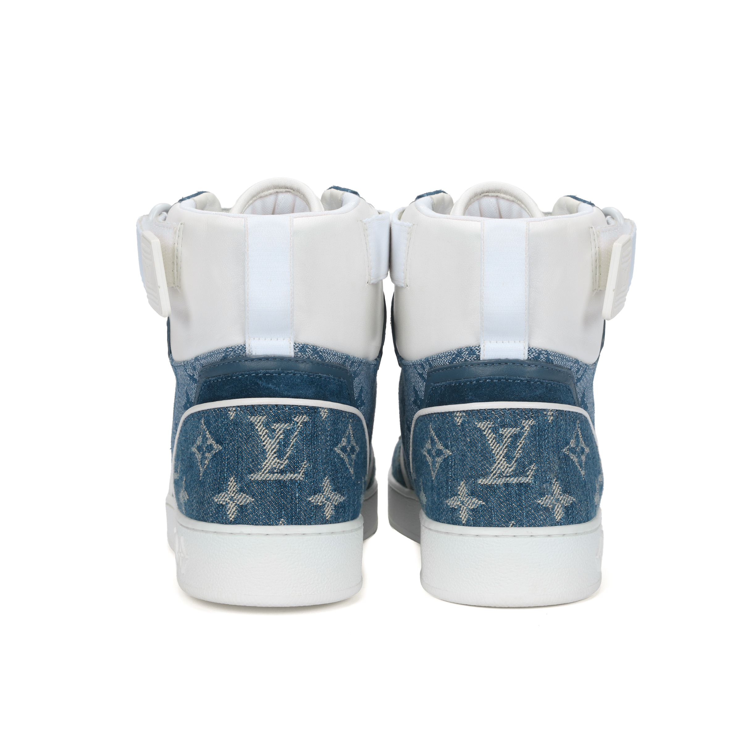 Женские кеды Louis Vuitton LOUIS VUITTON Boombox Monogram (джинсово-синий) — фото 4