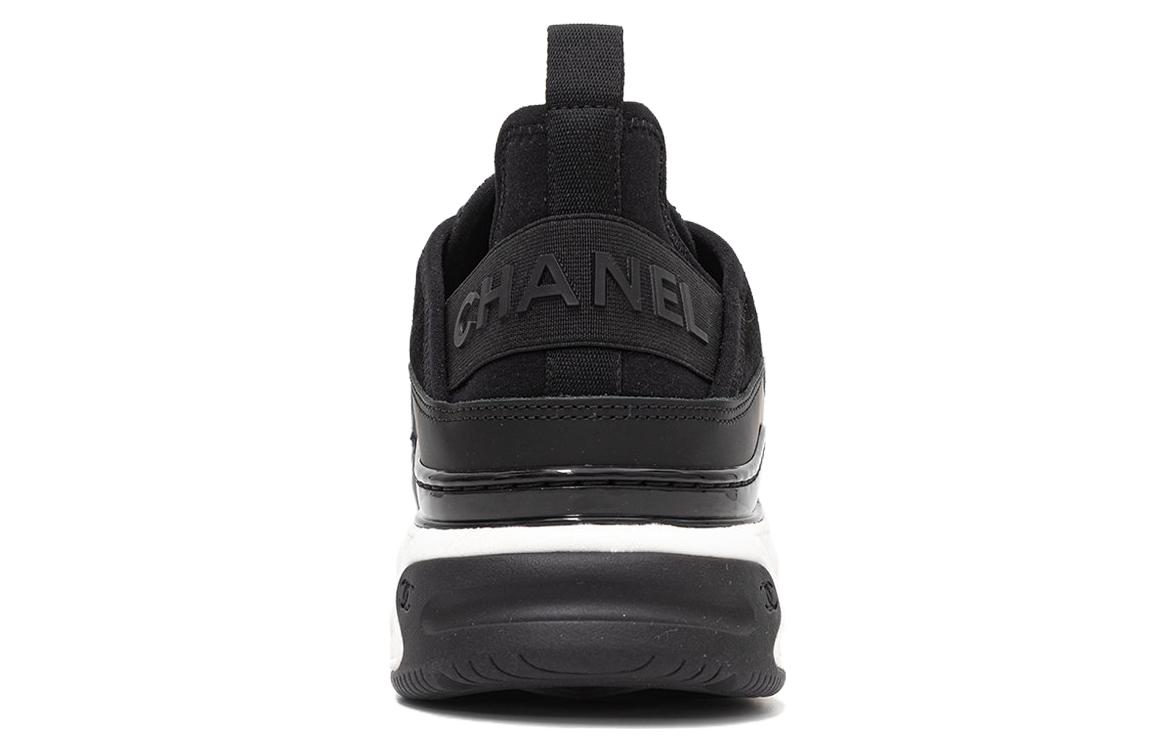 Chanel Velvet Calfskin & Mixed Fibers Sneaker 'Black'