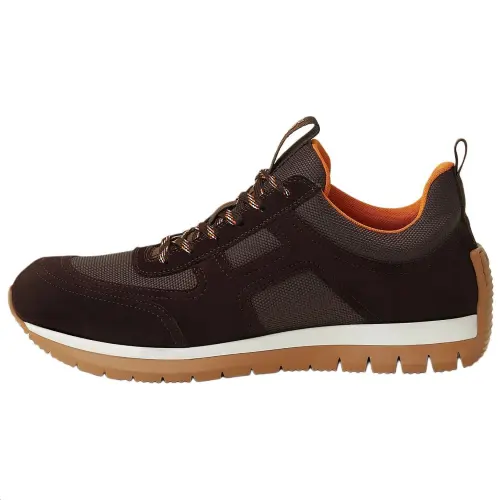 HERMES Jimmy Low top Casual Shoes Men's Ebony Brown