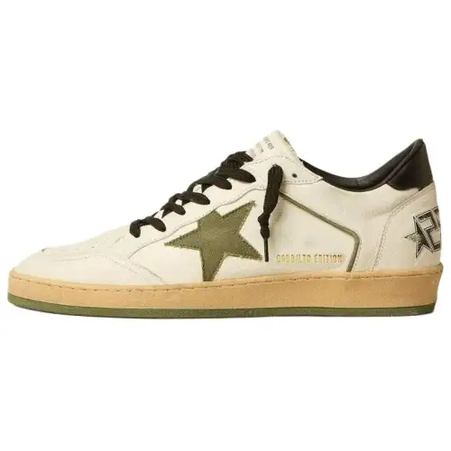 Golden Goose Ball Star Leather Low top Skateboard Shoes Men's