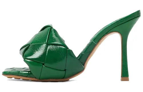 Bottega Veneta Lido Stylish Sandal 9cm Women's Green