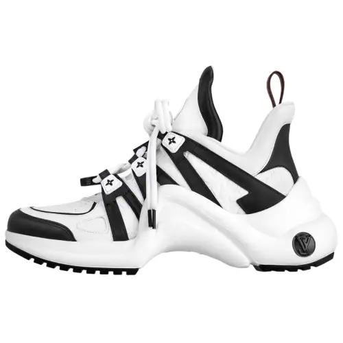 LOUIS VUITTON Archlight Low top Casual Shoes 5cm Women's White Black