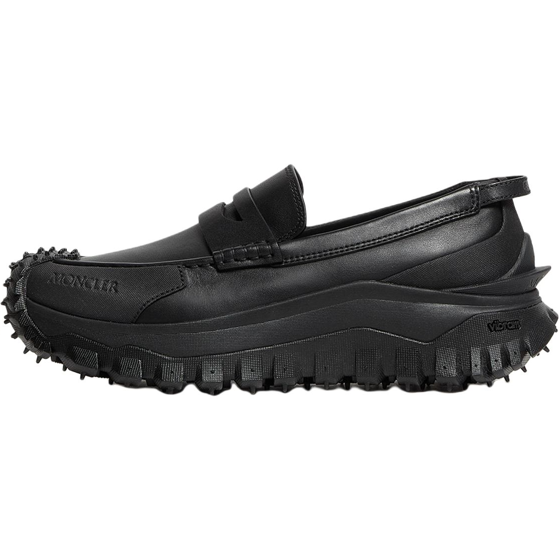 Мужские лоферы Moncler Trailgrip (черные)