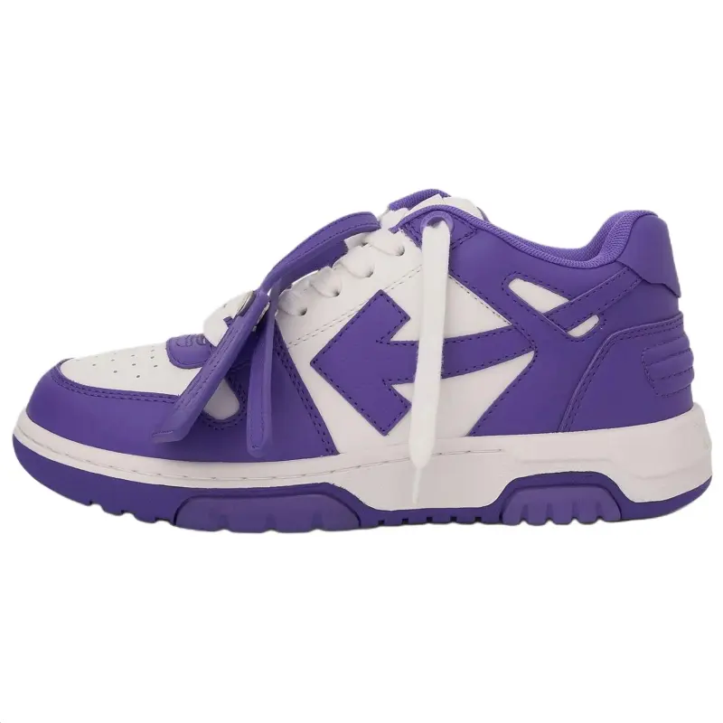 OFF WHITE Out Of Office Low Top Sneaker 'Purple White' Women's