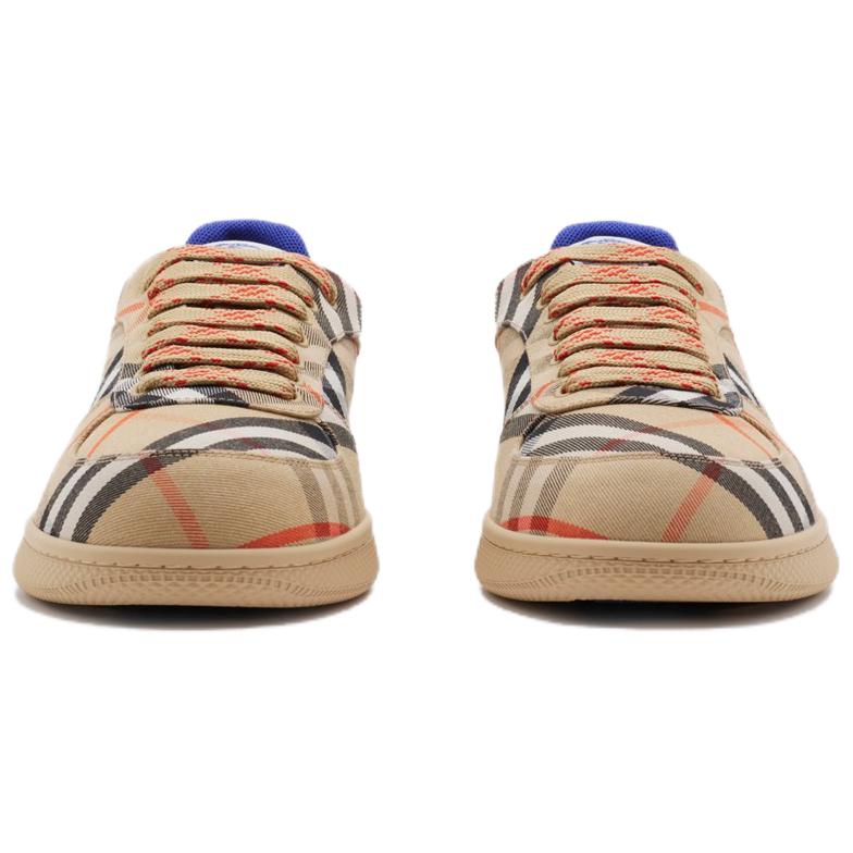 Burberry Terrace Low top Skateboard Shoes Men's Sandy Beige