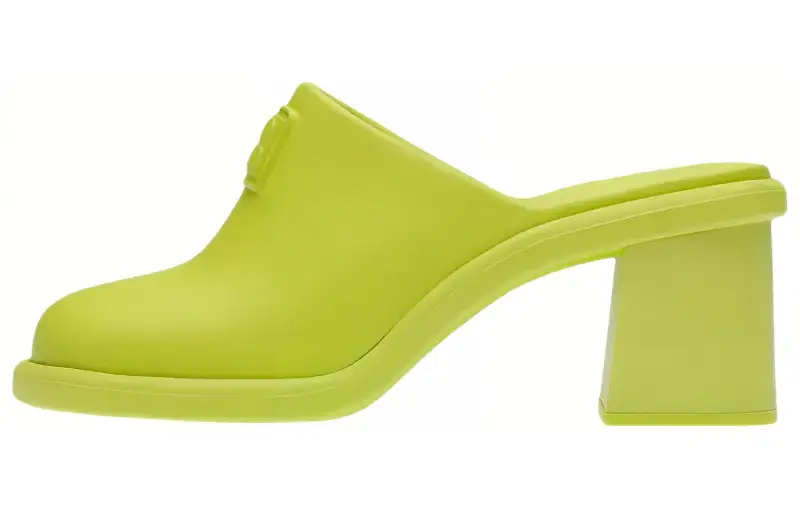 MIU MIU EVA Closed Toe Slippers Women's Lime Green