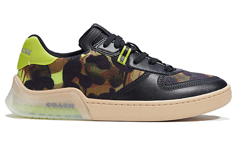 COACH Citysike Low top Stylish Skateboarding Shoes Men's Camouflage