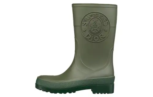 DIOR Diorunion Rubber Ankle Boots Women's Khaki