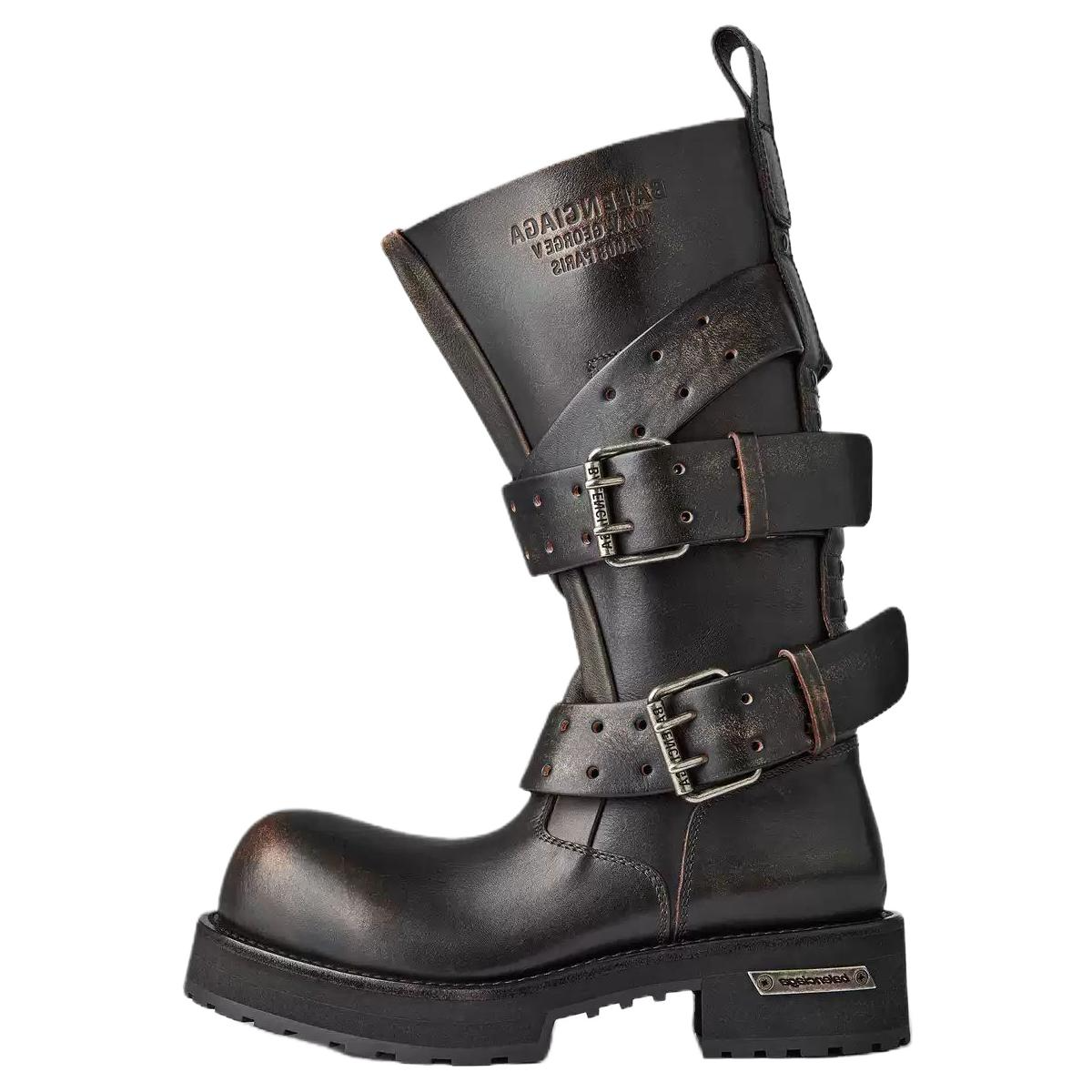 Мужские ботинки Balenciaga VENOM (коричневые)