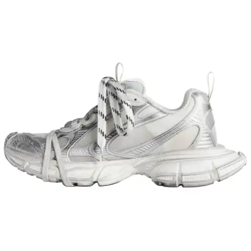 Balenciaga 3XL White Silver Summer Mesh