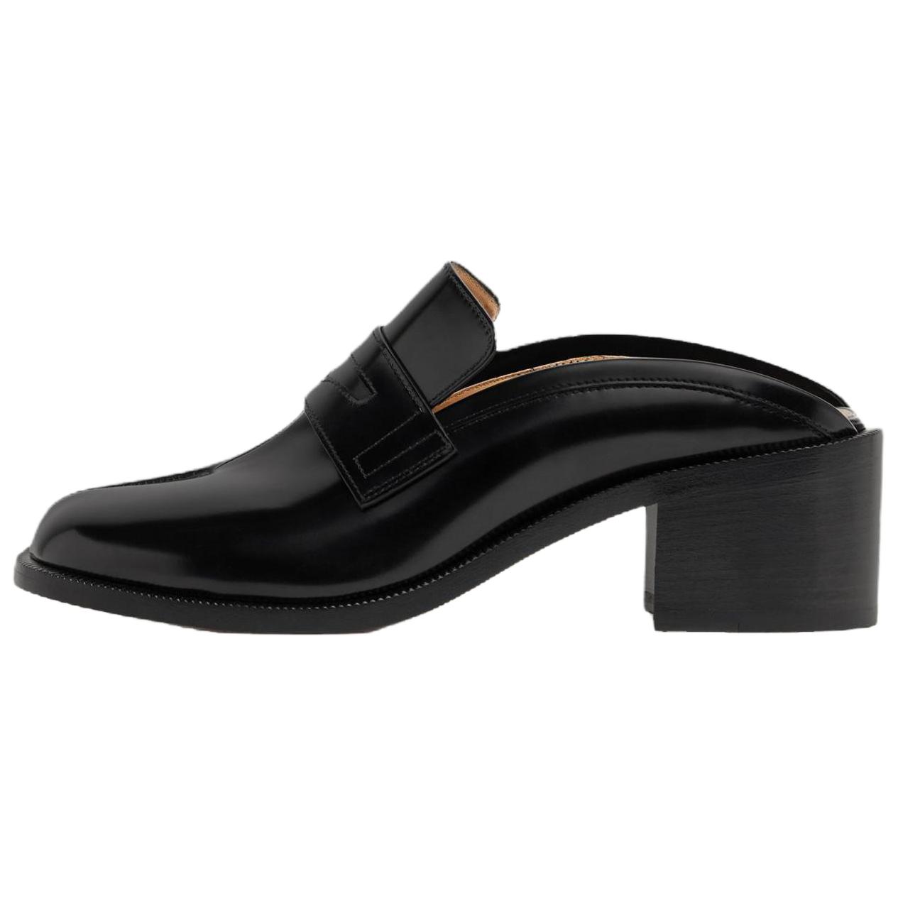 Женские лоферы Maison Margiela Tabi City 5.5cm (коричневые)