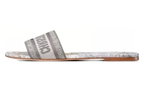 DIOR Dway Slide Slippers Women's White Gray