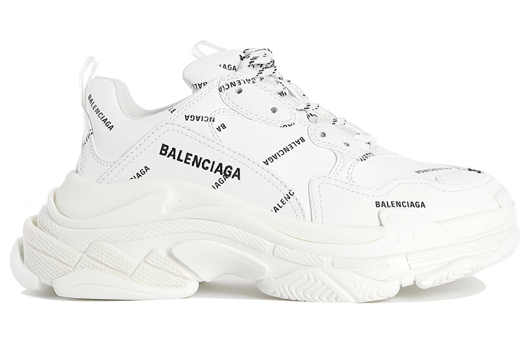 Женские кроссовки Balenciaga Triple S (белые) — фото 2