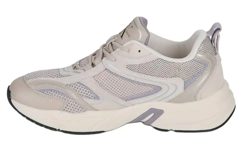 CKJ CALVIN KLEIN JEANS Mesh Low top Casual Shoes Women's Gray Purple