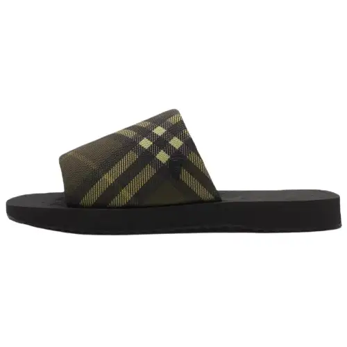 Burberry Slide Slippers Men's Green