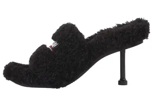 Balenciaga Furry Sandals Women's