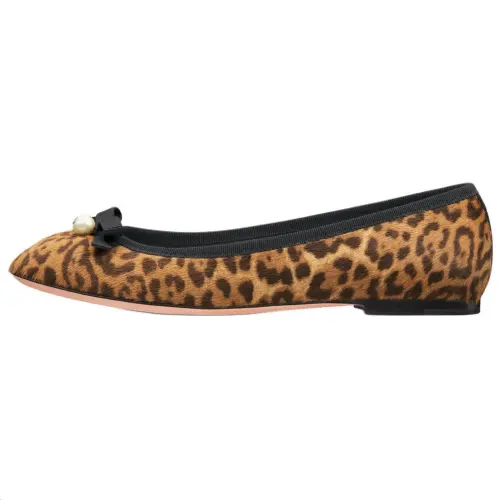 DIOR Cow Leather Casual Shoes Women's Camel