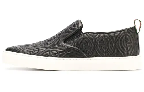 Gucci G Rhombus Slip-On 'Black Quilted'