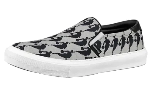 LOUIS VUITTON X Nba Canvas Slip On Shoes 'Grey'