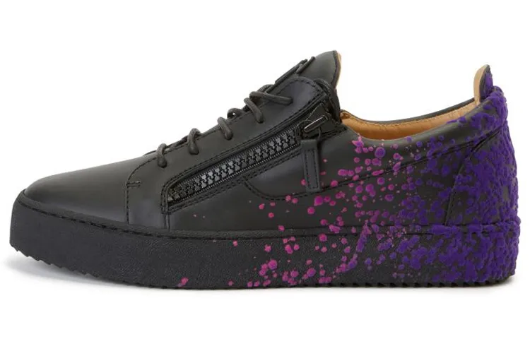 Giuseppe Zanotti painterly-print low-top sneakers