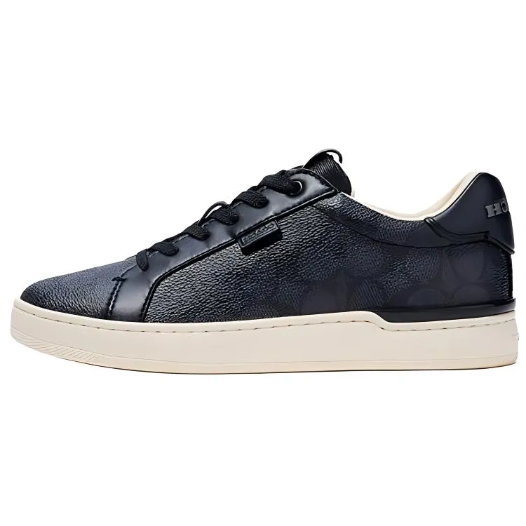 COACH Lowline Low top Skateboard Shoes Men's Black
