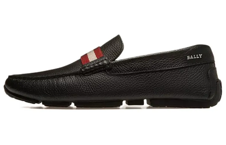BALLY Pearce Stripe-trim Detail Loafers