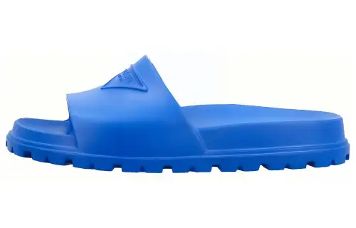 PRADA Rubber Stylish Sandal Men's Blue