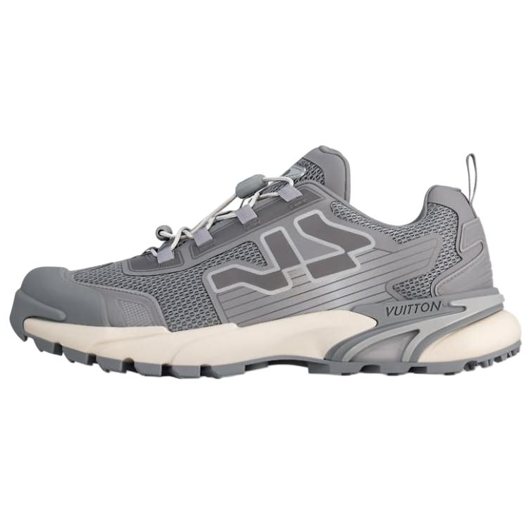 LOUIS VUITTON Runner Tatic Low top Casual Shoes Men's Gray