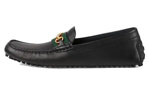 Gucci Driver 'Horsebit - Black Green Red'