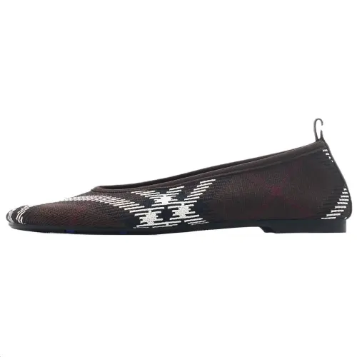 Burberry Check Casual Shoes Women's Brown
