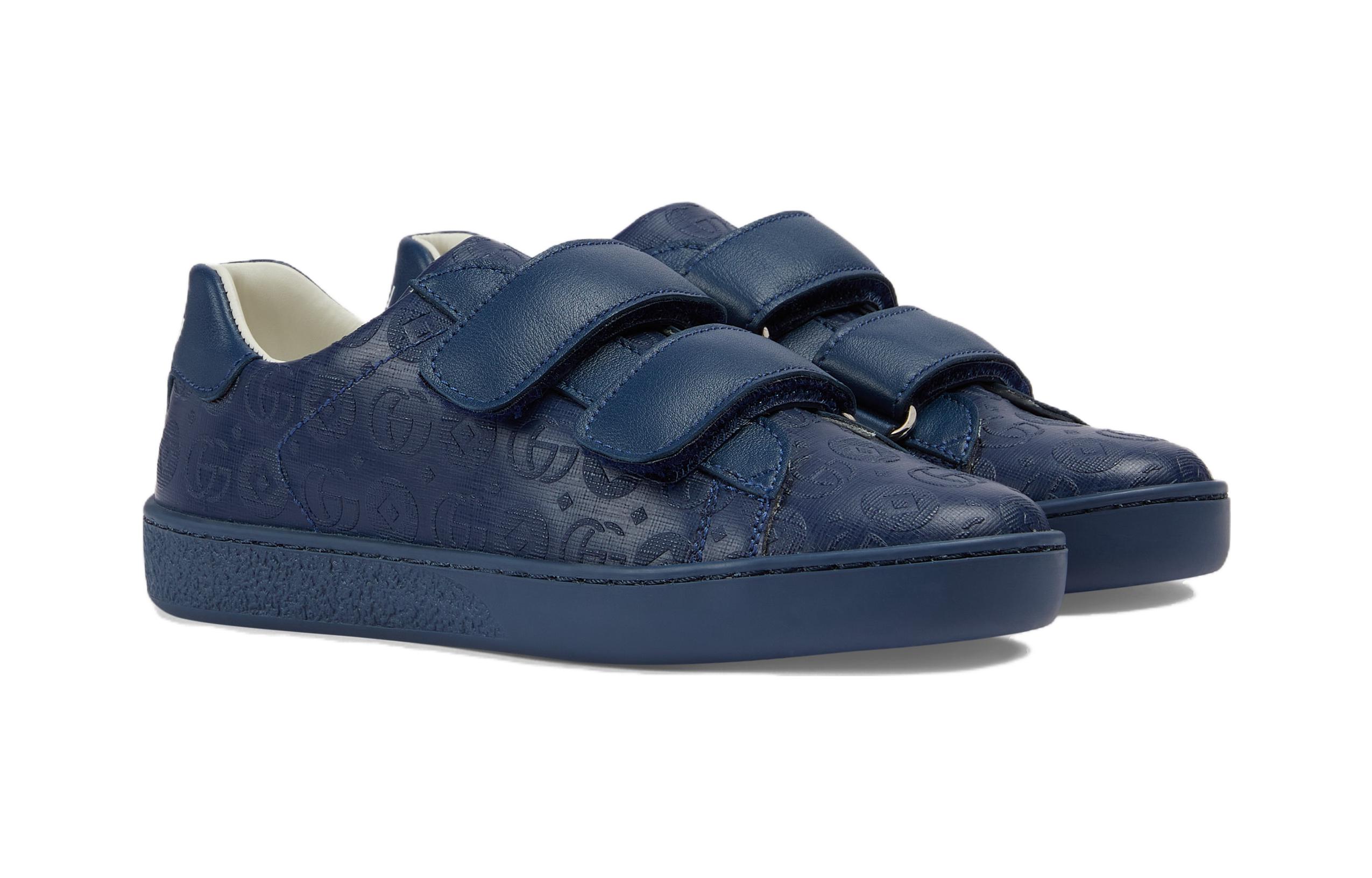 Детские кеды Gucci Ace (синие) — фото 2