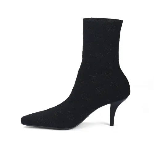 GUCCI Interlocking-G 75mm Knitted Ankle Boots