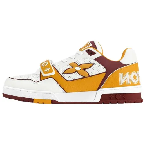 LOUIS VUITTON Trainer Low top Skateboard Shoes Men's Yellow