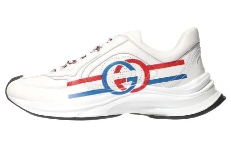 Gucci Run Sneaker 'White Blue Red'