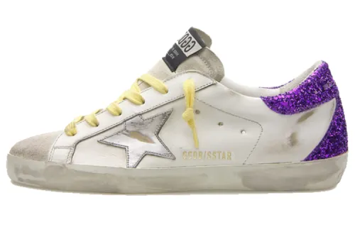 Golden Goose Super Star Leather Low top Skateboard Shoes Women's White