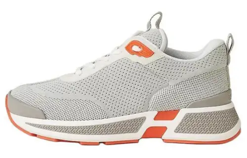 HERMES Heros Fabric Low top Casual Shoes Women's Gray