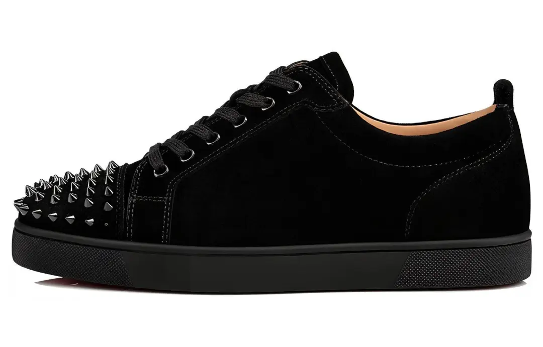 Christian Louboutin Louis Junior Spikes Sneakers Black