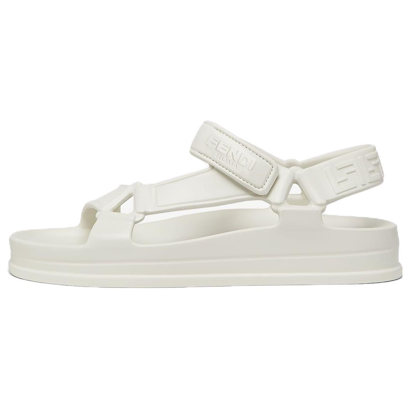 Женские сандалии Fendi 8X8328AJZVF052Y (белые)