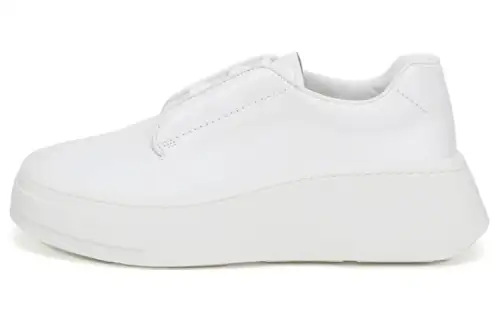 PRADA Leather Men's Casual Shoes Men's White